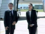 Ingrid Betancourt et le président Nicolas Sarkozy