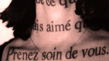 La couverture du livre de Sophie Calle (d�tail)