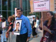 Une manifestation pour le rapatriement d'Omar Khadr