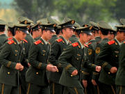 Policiers en Chine