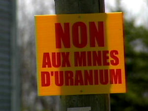 Non aux mines d'uranium