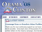 Le site Obama - Clinton 08