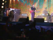 Le groupe Malajube pendant le spectacle Terre plan�te bleue