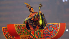 Un artiste lors de l'ouverture des Jeux de P�kin