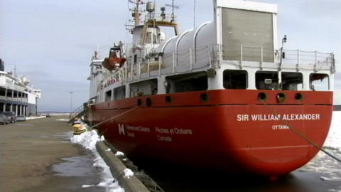 Le brise-glace Sir William Alexander.