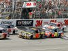 Patrick Carpentier dans le peloton au Michigan