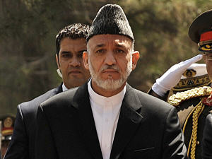 Le pr�sident karza�