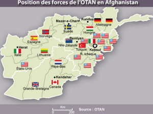Carte de l'Afghanistan