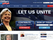 Le site de Hillary Clinton