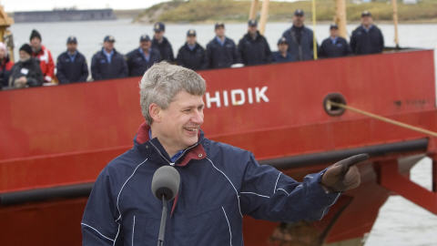 Le premier ministre Harper dans les Territoires du Nord-Ouest