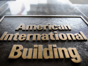 Édifice de l'assureur AIG (American International Group) à New York