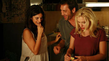 Pen�lope Cruz, Javier Bardem et Scarlett Johansson dans Vicky Cristina Barcelona