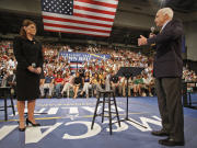 Sarah Palin et John McCain � Grand Rapids.