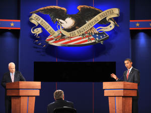 Premier débat télévisé entre John McCain et Barack Obama