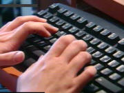 Un clavier d'ordinateur