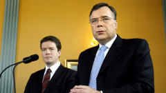 Le premier ministre de l'Islande, Geir Haarde