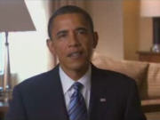 Barack Obama s'est pay� une publicit� de 2 minutes le mois dernier.