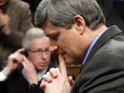 Stephen Harper et St�phane Dion