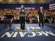 Sarah Palin et John McCain au Wisconsin.