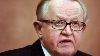Martti Ahtisaari a �t� envoy� sp�cial de l'ONU au Kosovo.