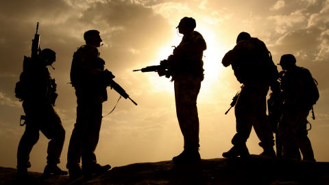 Soldats britanniques � Lashkar Gah