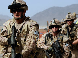 Des soldats canadiens déployés à Kandahar.