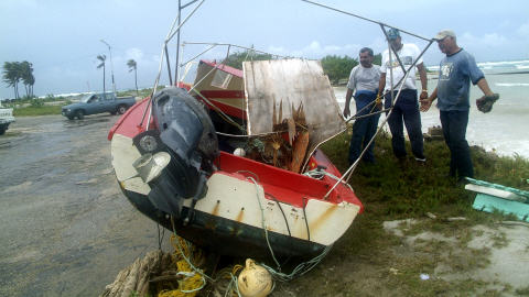 Bateau �chou� � Aruba