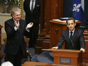 Nicolas Sarkozy a été longuement ovationné avant d'entamer son discours