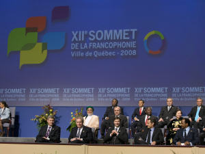 Sommet de la Francophonie à Québec