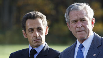 Sarkozy-Bush-Camp-David