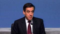 Le premier ministre français François Fillon à la clôture du Sommet de la Francophonie