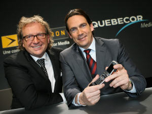 Robert Dépatie et Pierre Karl Péladeau
