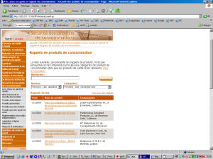 Site de Santé Canada