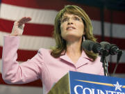 Sarah Palin, lors d'un discours en Floride, dimanche.