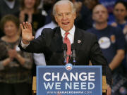 Joe Biden �tait en Pennsylvanie jeudi.