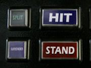 Boutons d'une machine � poker