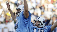 Rob Bironas (� gauche)