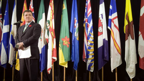Le ministre des Finances, Jim Flaherty