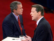 D�bat entre George W. Bush et Al Gore en 2000