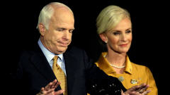 John McCain après avoir concédé la défaite