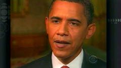 Barack Obama en entrevue à CBS