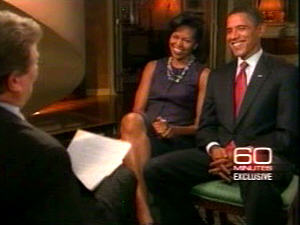 Barack Obama et son épouse Michelle en entrevue à CBS