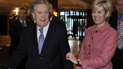 Jean Charest et sa conjointe Mich�le Dionne