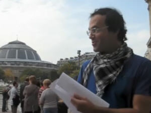 Hossein Derakhshan, dans une des récentes vidéos postées sur You Tube.