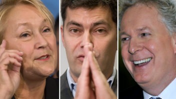 Pauline Marois, Mario Dumont, Jean Charest
