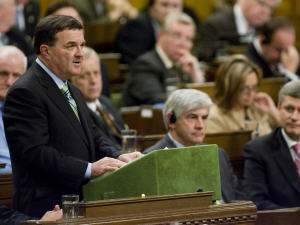 Jim Flaherty, lors de son énoncé économique
