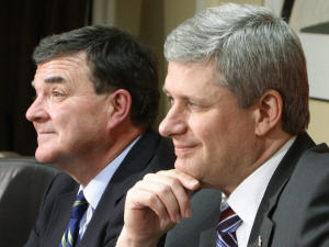 Jim Flaherty et Stephen Harper