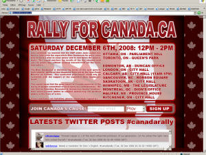 Site RallyforCanada.ca