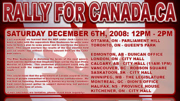 Site RallyforCanada.ca