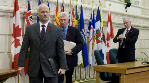 Jack Layton, St�phane Dion, Gilles Duceppe